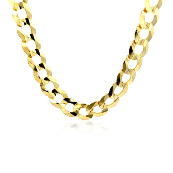 Solid Curb Chain in 14k Yellow Gold (11.23mm) - Image 2