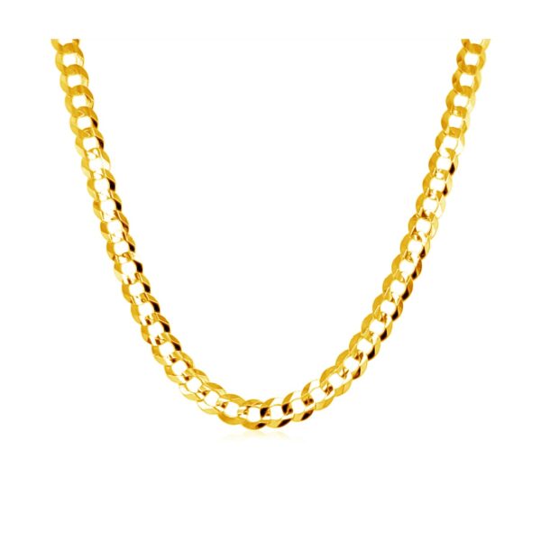 3.2mm 10k Yellow Gold Curb Chain - Image 9