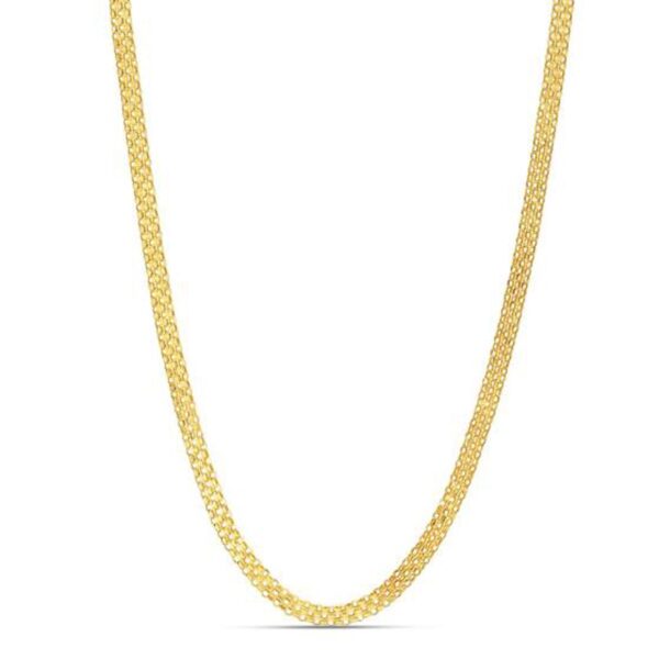 3.5mm 14k Yellow Gold Bismark Chain - Image 2