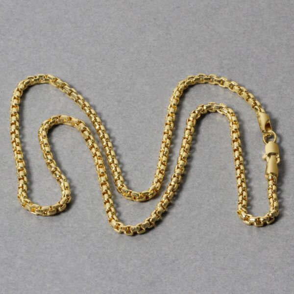 14k Yellow Gold Round Box Chain (2.50 mm) - Image 2