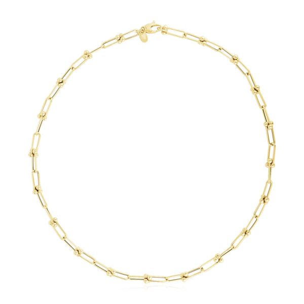 14k Yellow Gold High Polish Jax Link Chain (5.9mm) - Image 3