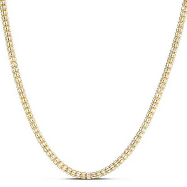 Ice Barrel Chain in 14k Yellow Gold (3.2 mm) - Image 2