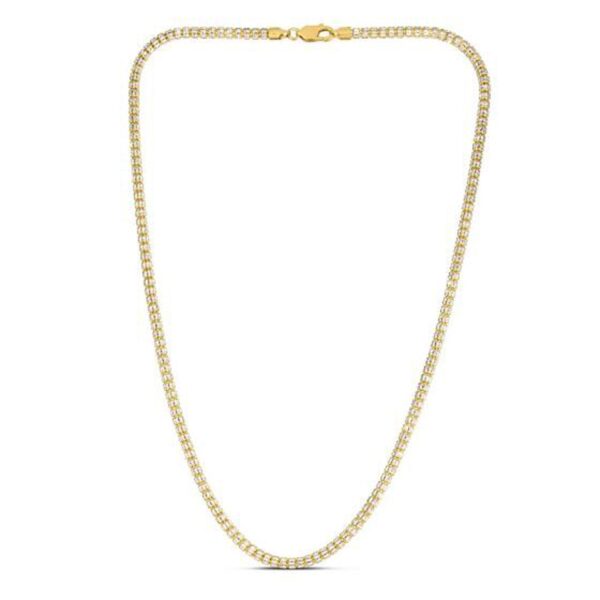 Ice Barrel Chain in 14k Yellow Gold (3.2 mm) - Image 3