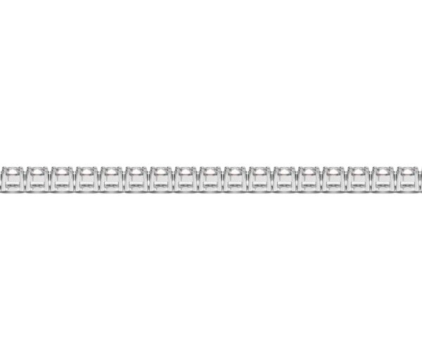 Lab Grown Round Diamond Tennis Bracelet in 14k White Gold (7 cctw F/G  VS2/SI1) - Image 2