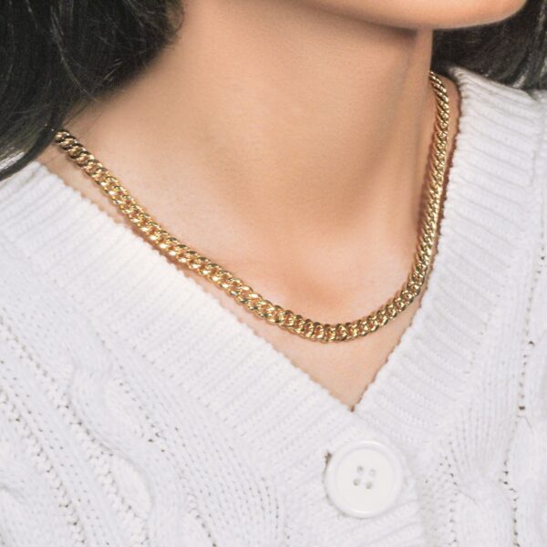 6.1mm 14k Yellow Gold Semi Solid Miami Cuban Chain - Image 12