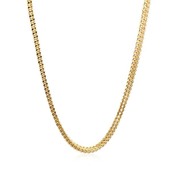 14k Yellow Gold 3.3mm Light Weight Wheat Chain - Image 9