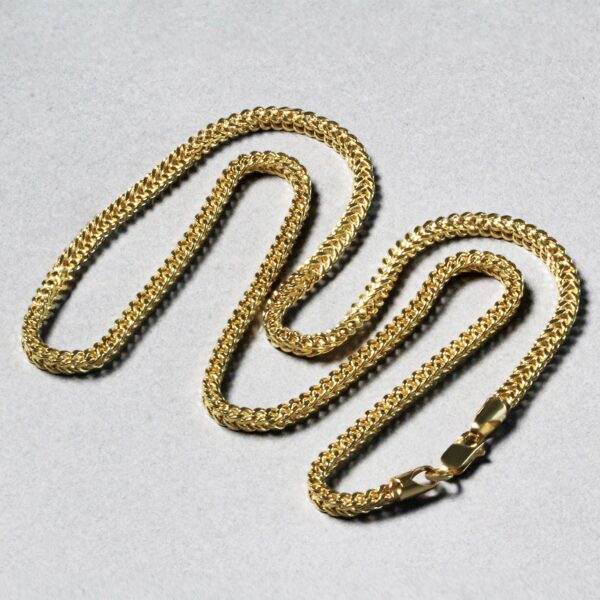 14k Yellow Gold 3.3mm Light Weight Wheat Chain - Image 10