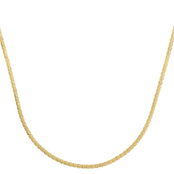 Ice Barrel Chain in 14k Yellow Gold (2.70 mm) - Image 2