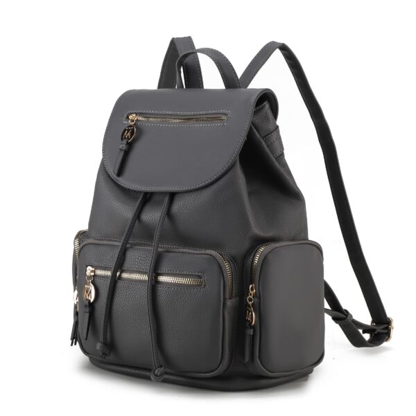 Mkf Collection Ivanna Oversize Backpack Purse Vegan Leather Womens By Mia K - Red