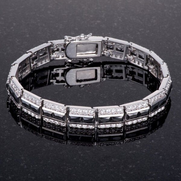 Balboa Onyx Cubic Zirconia Bracelet - Image 3