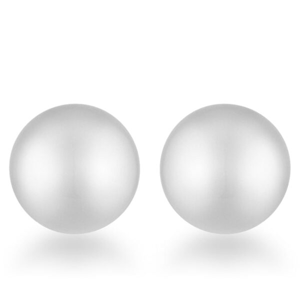 Julie Rhodium Sphere Stud Earrings