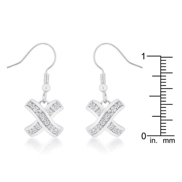 Timeless Pave Drop Earrings - Image 2