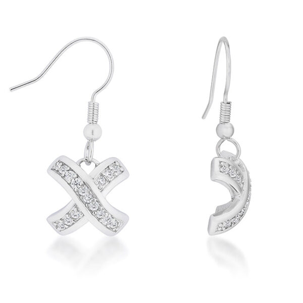 Timeless Pave Drop Earrings - Image 3