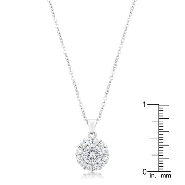 Bella Bridal Pendant in Clear - Image 2