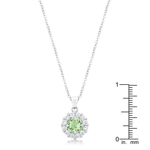 Bella Bridal Pendant in Peridot - Image 2